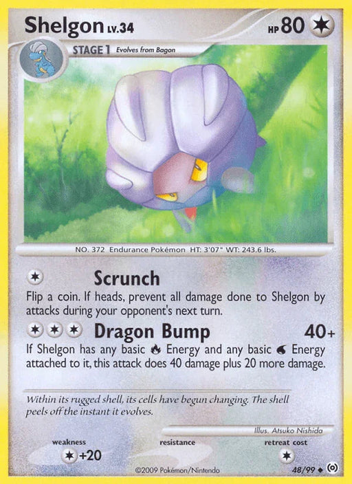Shelgon (48/99) [Platinum: Arceus] - for just $0.20! 