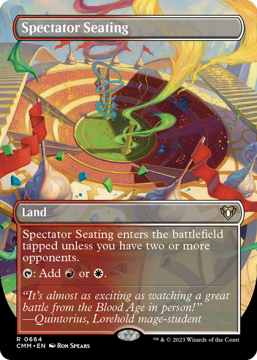 Spectator Seating (CMM-664) - Commander Masters (Borderless) - for just $5.66! 