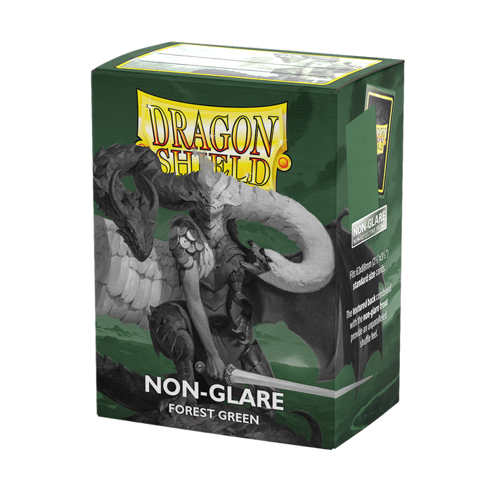 Dragon Shield Non-Glare Matte Forest Green Sleeves (100-Pack) - for just $14.99! 