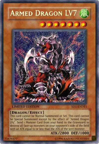 Armed Dragon Lv7 [SD1-ENDE1] Secret Rare - for just $7.30! 