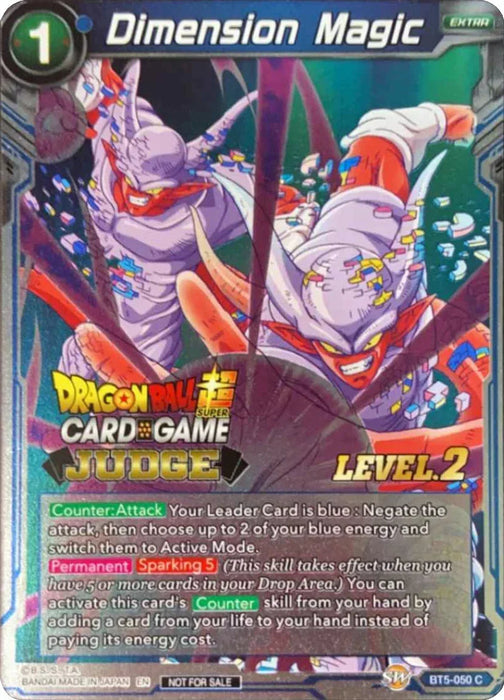 Dimension Magic (Level 2) (BT5-050) [Judge Promotion Cards] - for just $16! 