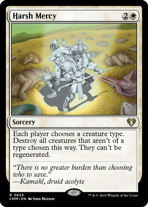 Harsh Mercy (CMM-825) - Commander Masters - for just $0.32! 
