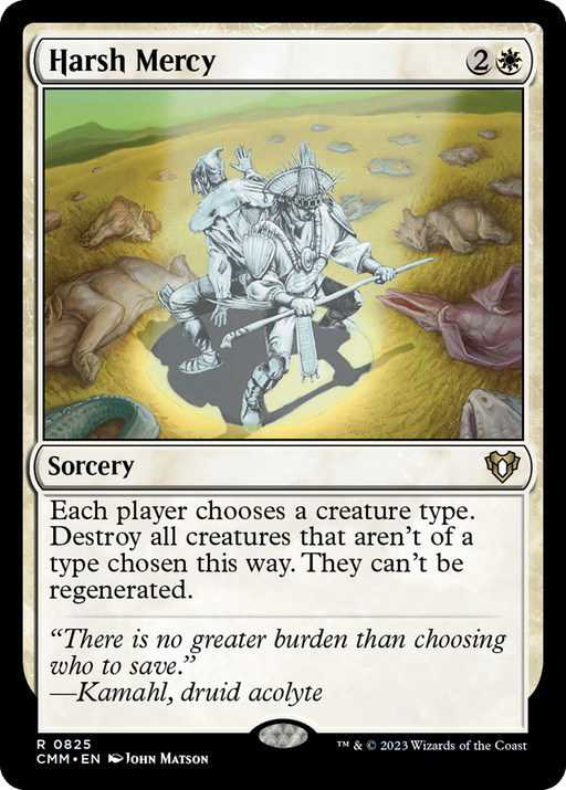 Harsh Mercy (CMM-825) - Commander Masters - for just $0.48! 