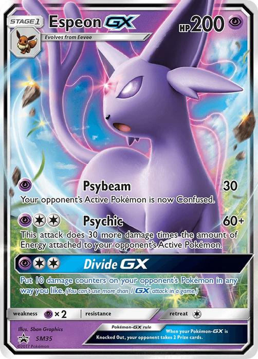 Espeon GX (SM35) [Sun & Moon: Black Star Promos] - for just $9.55! 