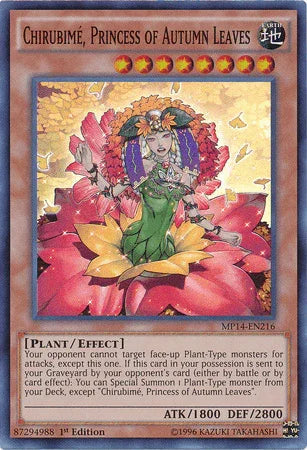Chirubime, Princess of Autumn Leaves [MP14-EN216] Super Rare - for just $0.25! 