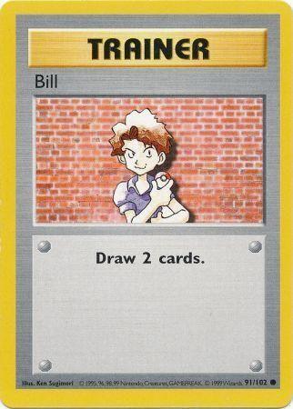 Bill (91/102) [Base Set Shadowless Unlimited] - for just $0.60! 