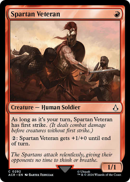 Spartan Veteran (ACR-292) - Assassin's Creed - for just $0.03! 