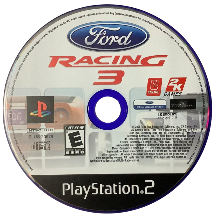 Ford Racing 3 – PlayStation 2 (PS2) - for just $0! 