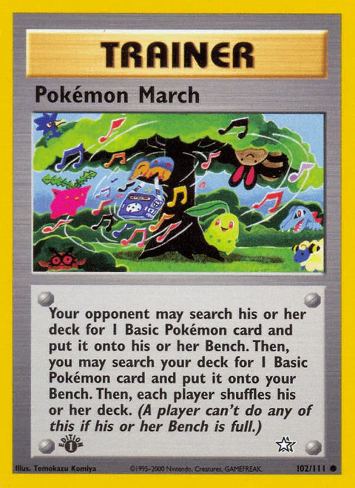 Pokemon March (102/111) [Neo Genesis 1st Edition] - for just $0.25! 