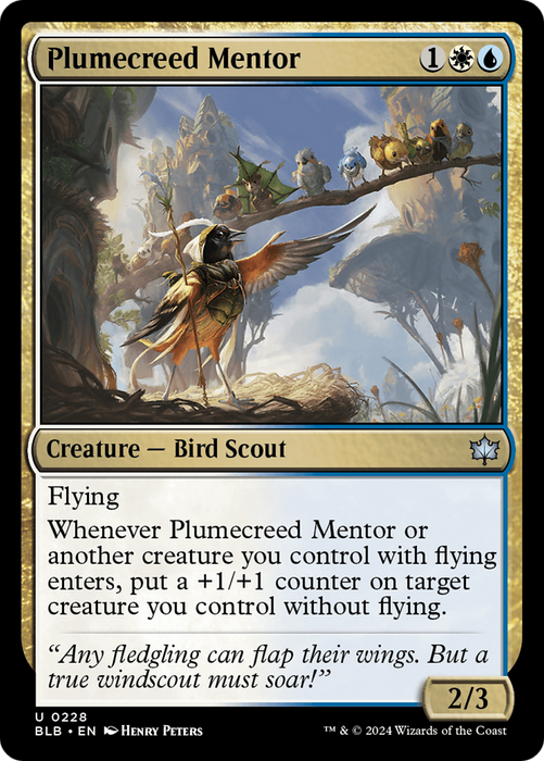 Plumecreed Mentor (BLB-228) - Bloomburrow - for just $0.07! 