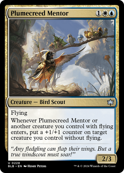 Plumecreed Mentor (BLB-228) - Bloomburrow - for just $0.07! 