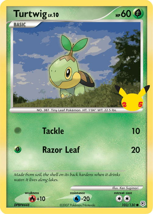 Turtwig (103/130) [First Partner Pack] - for just $0.75! 