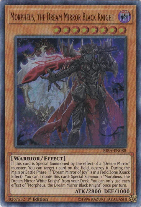 Morpheus, the Dream Mirror Black Knight [RIRA-EN088] Ultra Rare - for just $0.40! 
