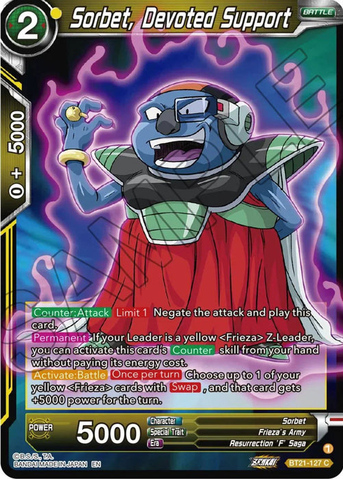 Sorbet, Devoted Support (BT21-127) [Wild Resurgence] - for just $0.10! 