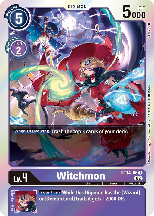 Witchmon [ST14-06] [Starter Deck: Beelzemon Advanced Deck Set] - Just $0.09! Shop now at Retro Gaming of Denver