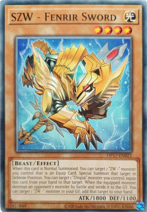 SZW - Fenrir Sword [OP17-EN021] Common - for just $0.10! 