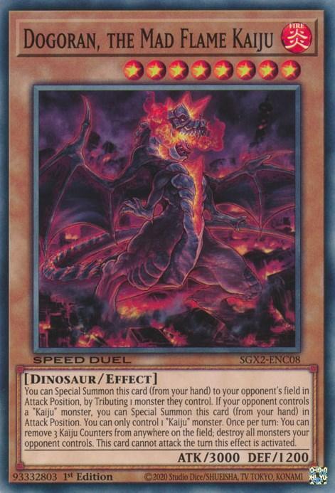 Dogoran, the Mad Flame Kaiju [SGX2-ENC08] Secret Rare - for just $0.40! 