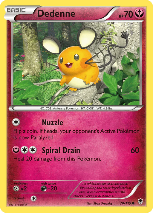 Dedenne (70/119) [XY: Phantom Forces] - for just $0.25! 