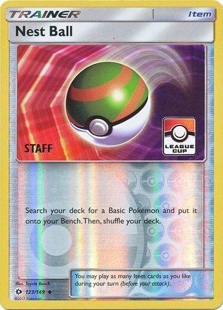 Nest Ball (123/149) (League Promo Staff) [Sun & Moon: Base Set] - for just $8.70! 