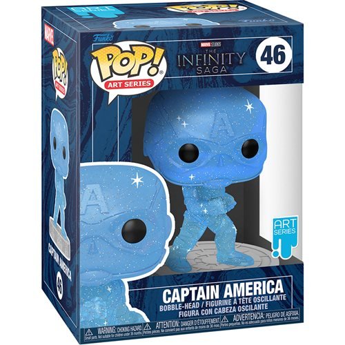 Funko Pop! Avengers Infinity Saga: Captain America Blue Artist Series - Premium Figure - Just $14.95! Shop now at Retro Gaming of Denver
