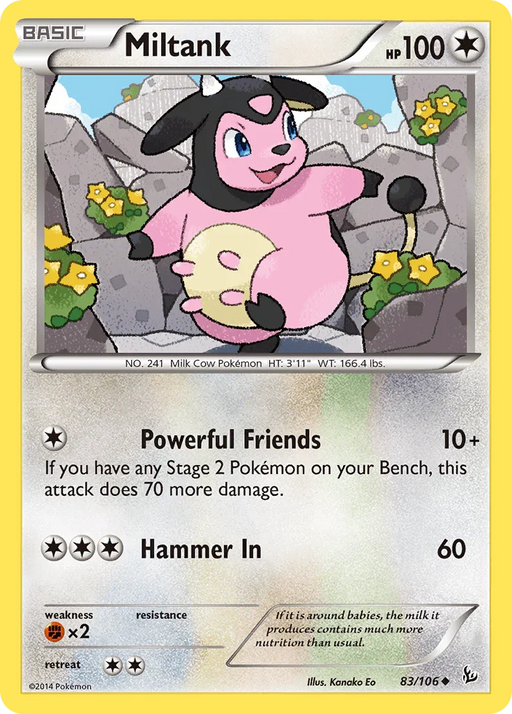 Miltank (83/106) [XY: Flashfire] - for just $0.20! 
