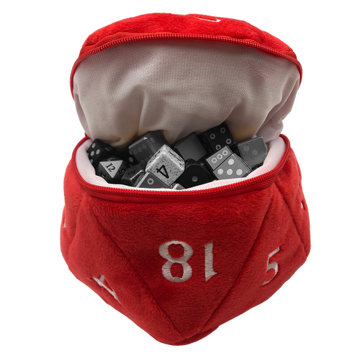 Ultra PRO: Dice Bag - Plush D20 (Red) - for just $0! 