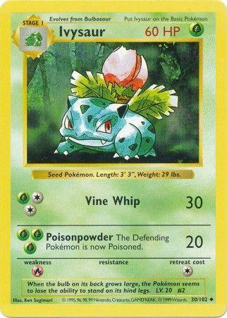 Ivysaur (30/102) [Base Set Shadowless Unlimited] - for just $7.10! 