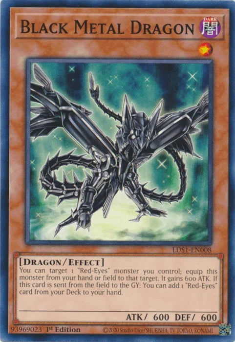 Black Metal Dragon [LDS1-EN008] Common - for just $0.15! 