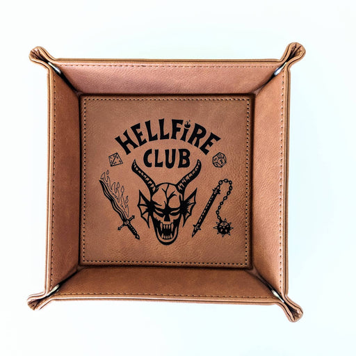 Hellfire Club - D&D - Vegan Leather Dice Rolling Tray - for just $19.99! 