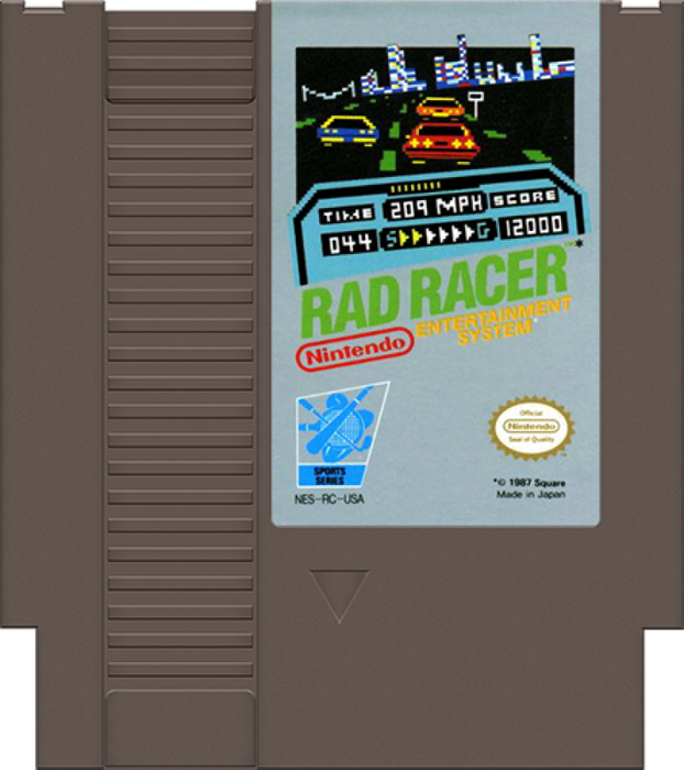 Rad Racer – Nintendo Entertainment System (NES) - for just $6.99! 