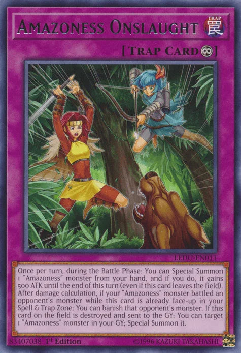 Amazoness Onslaught [LEDU-EN011] Rare - for just $0.25! 