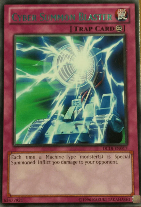 Cyber Summon Blaster (Green) [DL18-EN017] Rare - for just $0.20! 