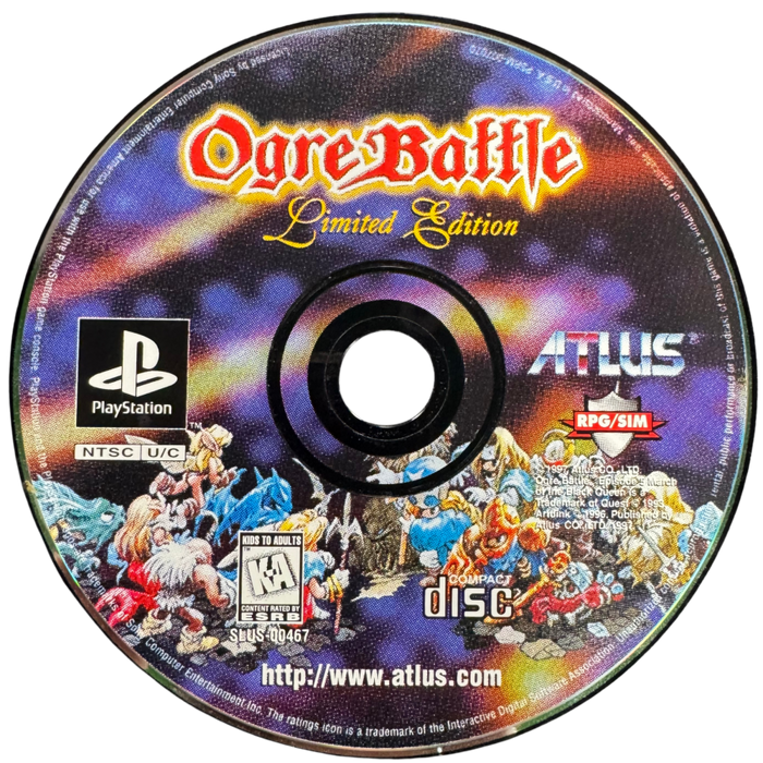 Ogre Battle [Complete In Box]  – PlayStation 1 (PS1) - for just $171.99! 