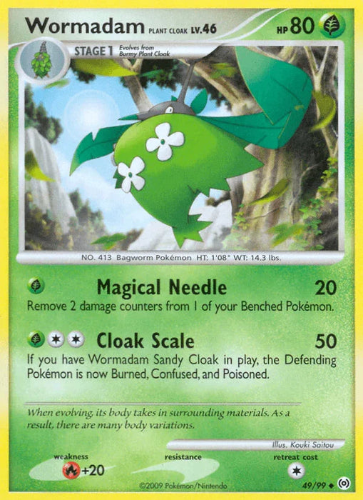 Wormadam Plant Cloak (49/99) [Platinum: Arceus] - for just $0.15! 
