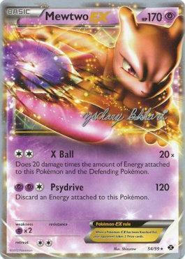 Mewtwo EX (54/99) (CMT - Zachary Bokhari) [World Championships 2012] - for just $5! 