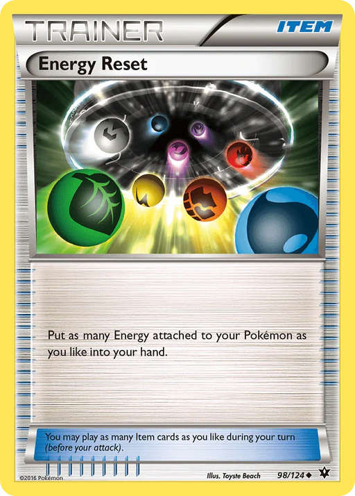 Energy Reset (98/124) [XY: Fates Collide] - for just $0.10! 