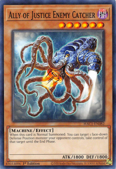 Ally of Justice Enemy Catcher [HAC1-EN082] Common - for just $0.10! 