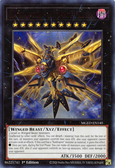 Raidraptor - Ultimate Falcon [MGED-EN140] Rare - for just $0.15! 