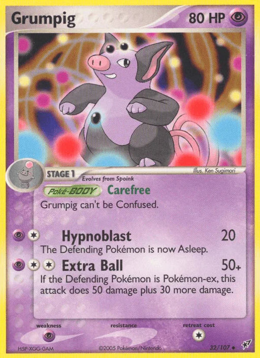 Grumpig (32/107) [EX: Deoxys] - for just $0.20! 