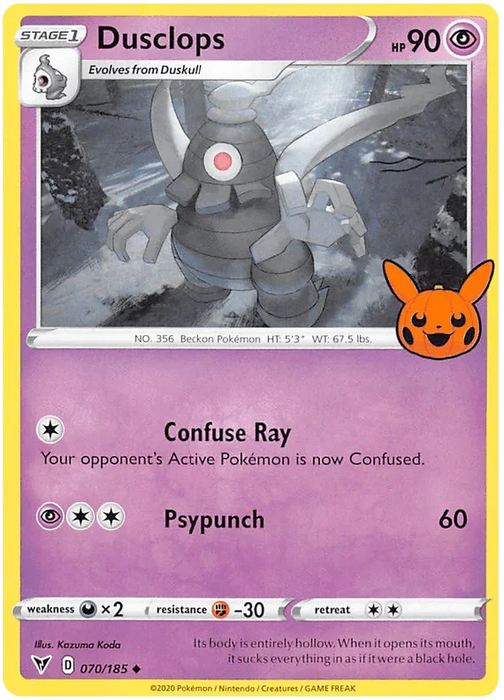 Dusclops (070/185) [Trick or Trade 2023] - for just $0.10! 