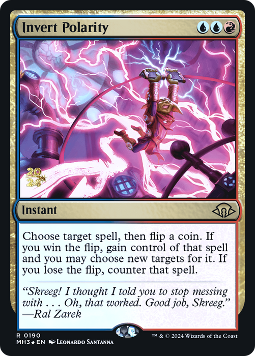 Invert Polarity (PRE-190) - Modern Horizons 3 Promos Foil - for just $0.61! 