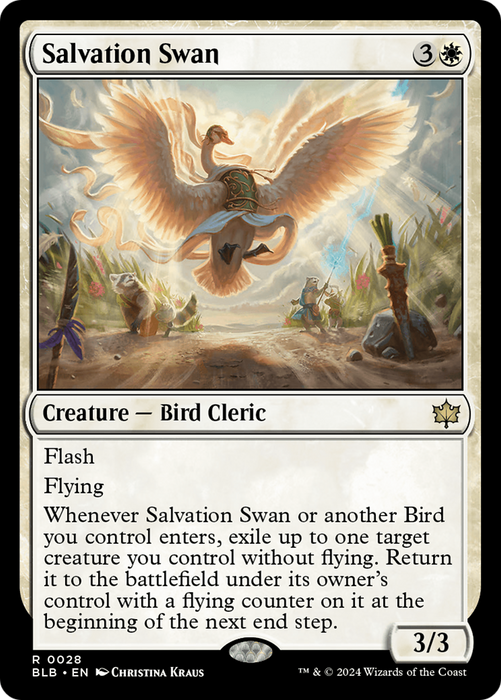 Salvation Swan (BLB-028) - Bloomburrow - for just $0.06! 