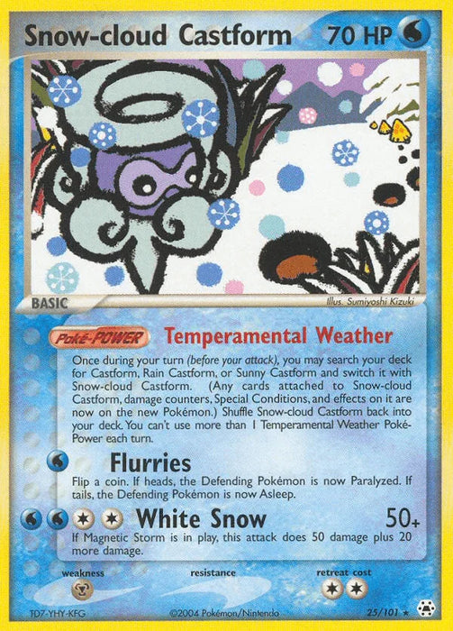 Snow-cloud Castform (25/101) [EX: Hidden Legends] - for just $3.15! 