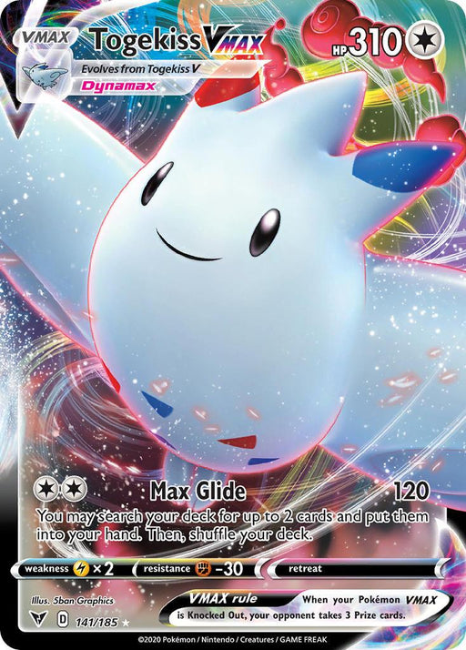 Togekiss VMAX (141/185) [Sword & Shield: Vivid Voltage] - for just $0.60! 