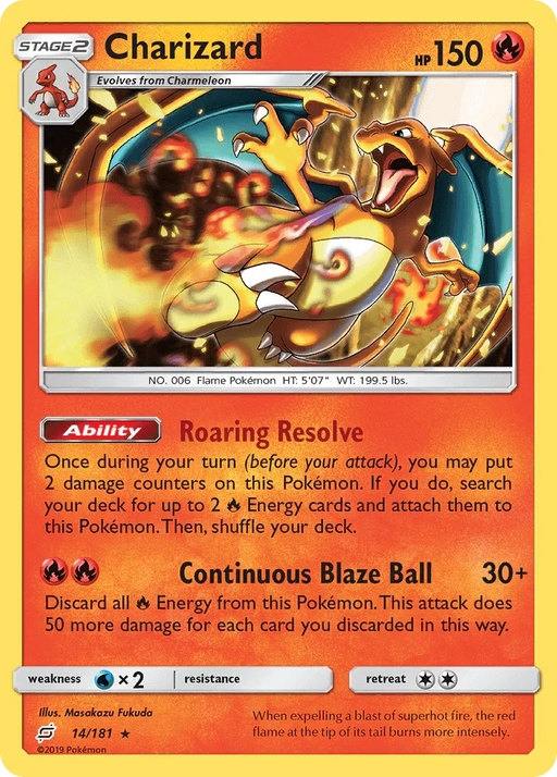 Charizard (14/181) [Sun & Moon: Team Up] - for just $7.25! 