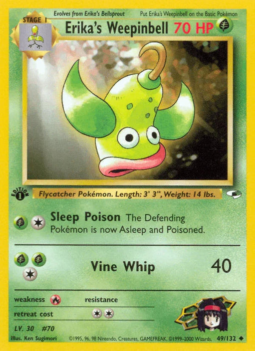 Erika's Weepinbell (49/132) [Gym Heroes 1st Edition] - for just $0.95! 