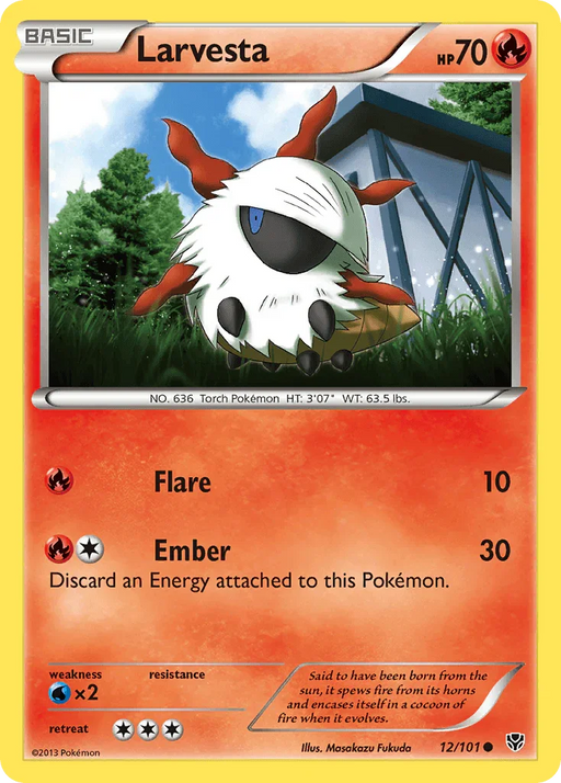 Larvesta (12/101) [Black & White: Plasma Blast] - for just $0.10! 