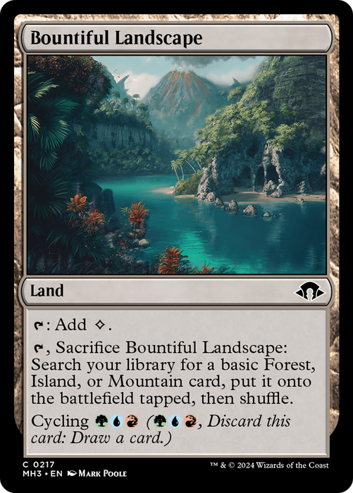Bountiful Landscape (MH3-217) - Modern Horizons 3 - for just $0.06! 