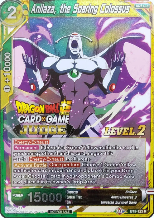 Anilaza, the Soaring Colossus (Level 2) (BT9-123) [Judge Promotion Cards] - for just $1.20! 