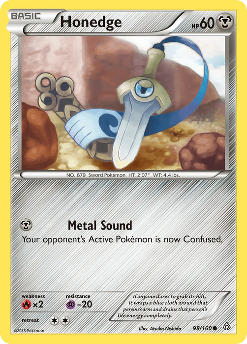 Honedge (98/160) [XY: Primal Clash] - for just $0.10! 